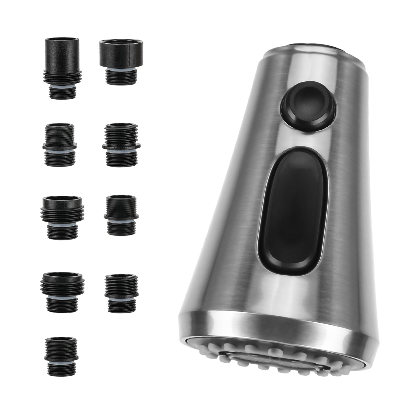 Head with 9 adapters