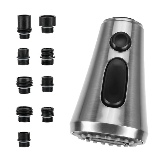 Head with 9 adapters